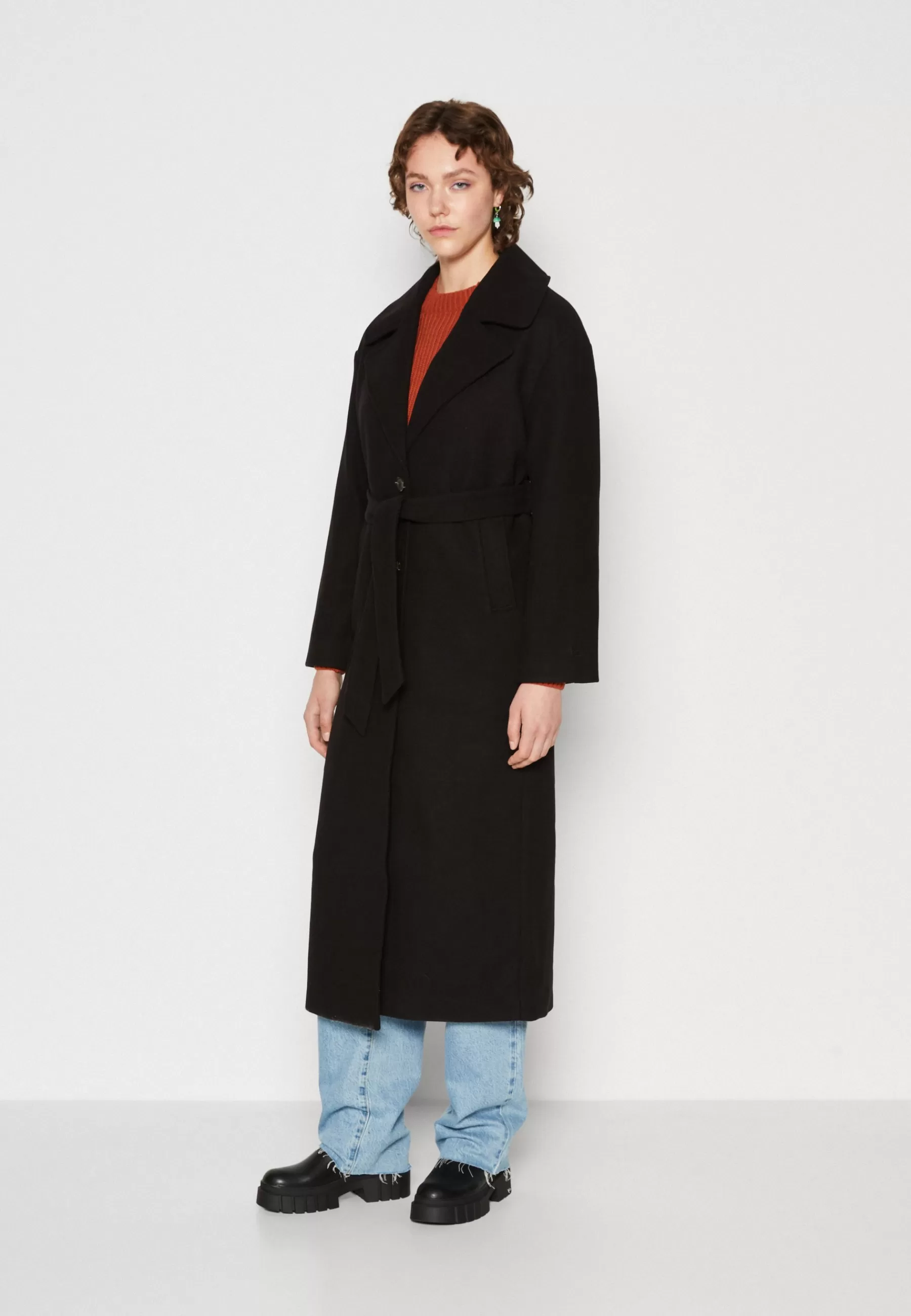 YAS emma Long Button Coat - Mantel>Dames Wollen Jassen