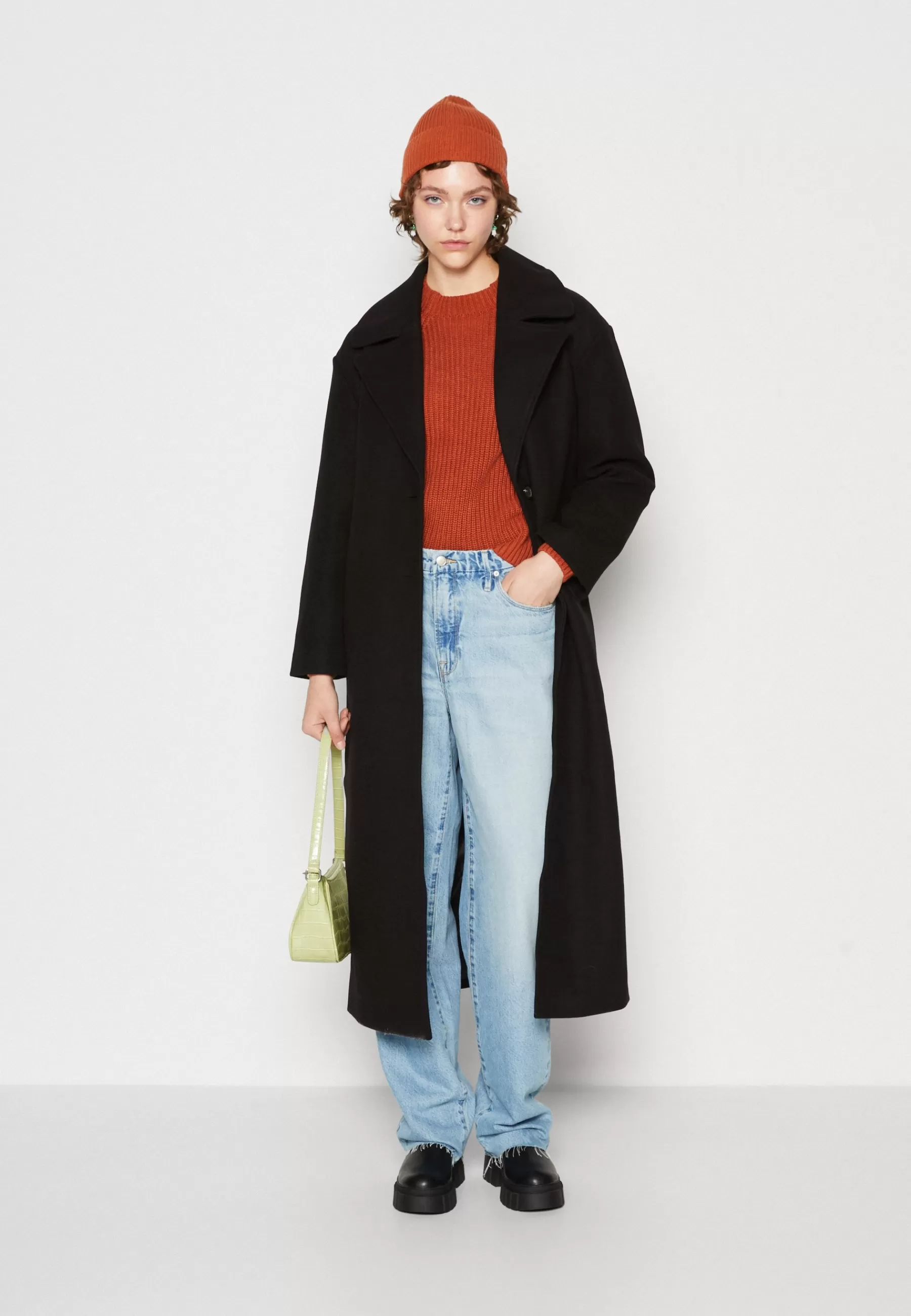 YAS emma Long Button Coat - Mantel>Dames Wollen Jassen